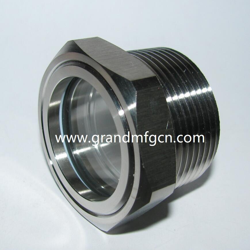 STAINLESS STEEL OIL SIGHT GLASS