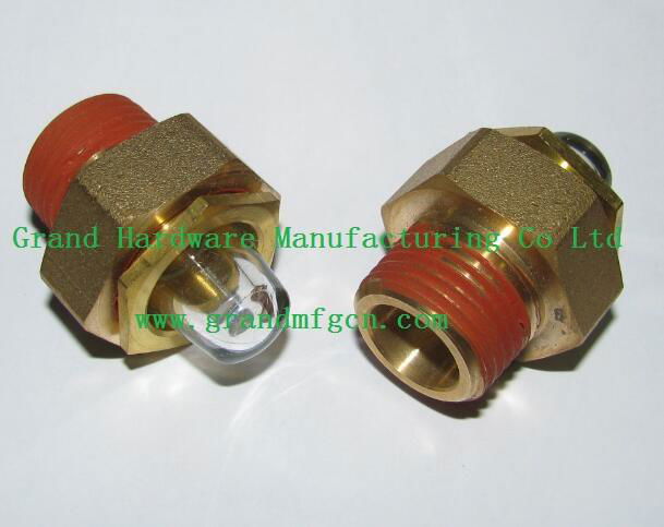 GM-HDN10  GM-HDG1 Domed shape oil sight glass plug BSP 1 inch and NPT 1 inch 4