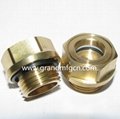 Worm Gear Reducers Brass oil level sight glass BSP and Metirc Thread