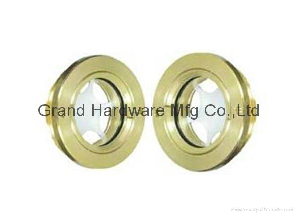 GrandMfg® Worm Gear Reducers Brass oil level sight glass BSP and Metirc Thread 5