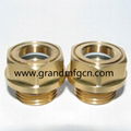 METRIC THREAD BRASS OIL SIGHT GLASS