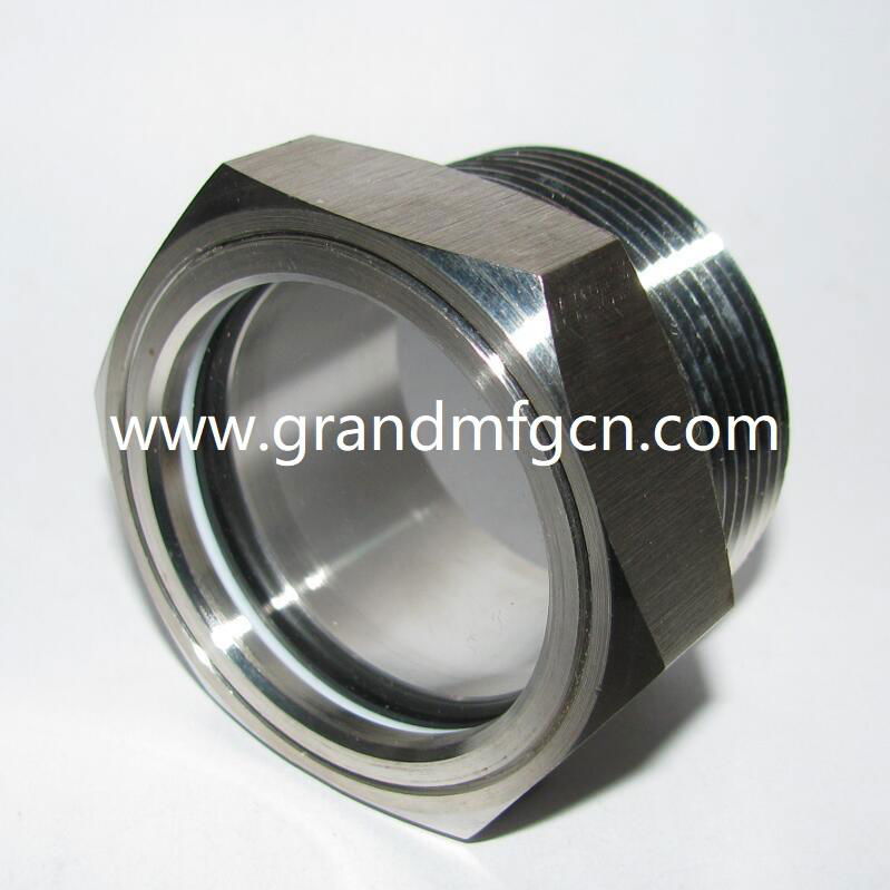 STAINLESS STEEL OIL SIGHT GLASS