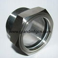 STAINLESS STEEL OIL SIGHT GLASS