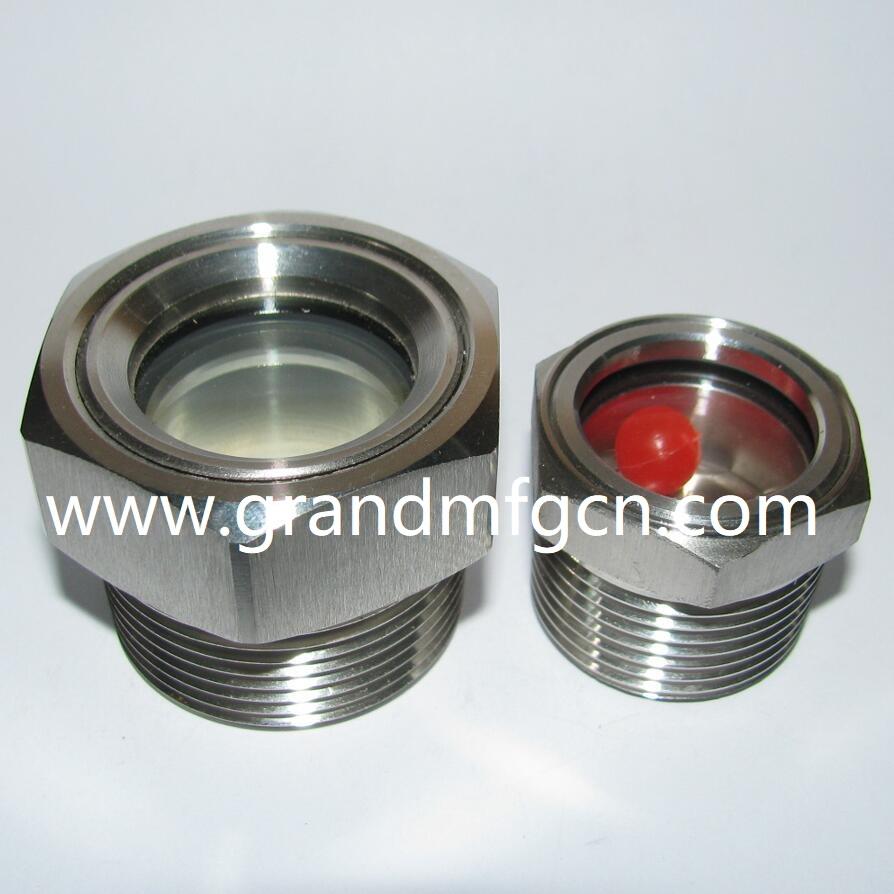 STAINLESS STEEL OIL SIGHT GLASS