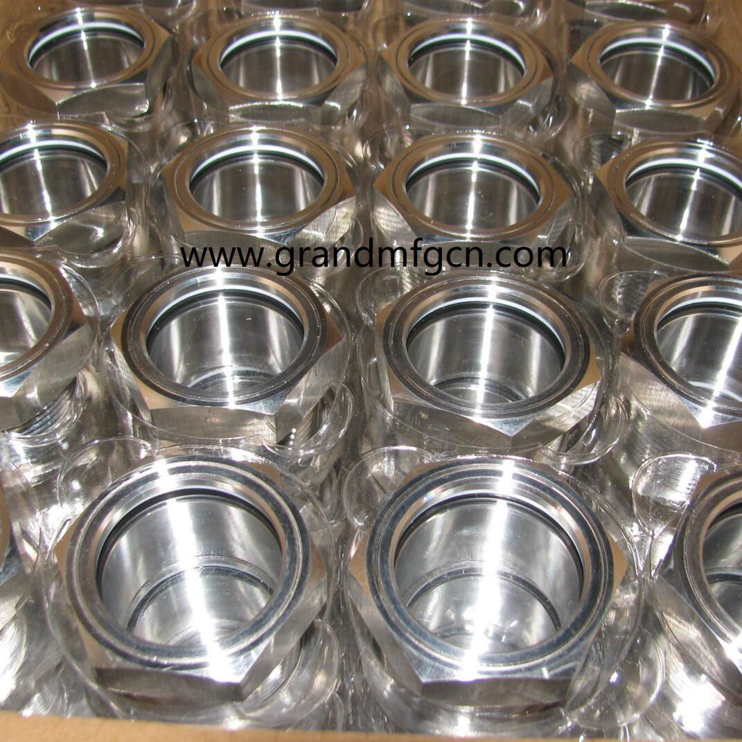 STAINLESS STEEL OIL SIGHT GLASS