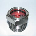 STAINLESS STEEL OIL SIGHT GLASS