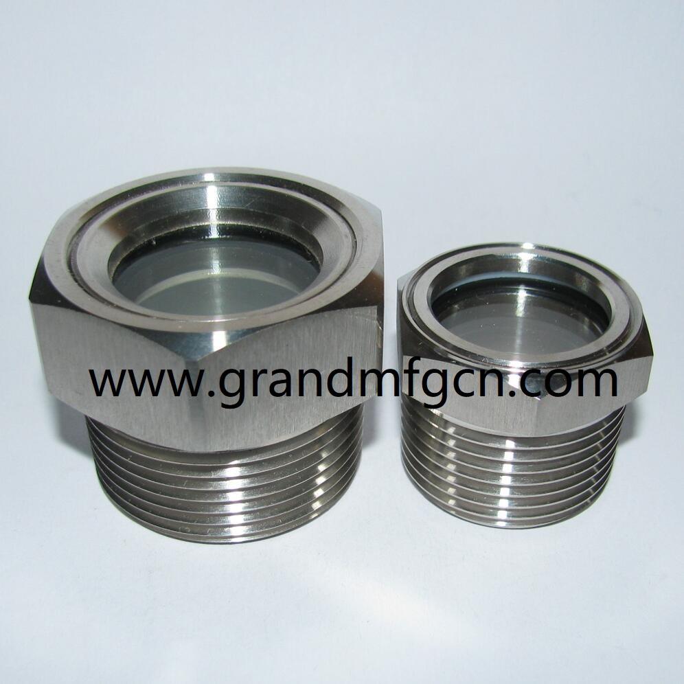 STAINLESS STEEL OIL SIGHT GLASS