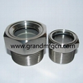 STAINLESS STEEL OIL SIGHT GLASS