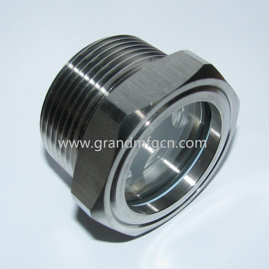 STAINLESS STEEL OIL SIGHT GLASS