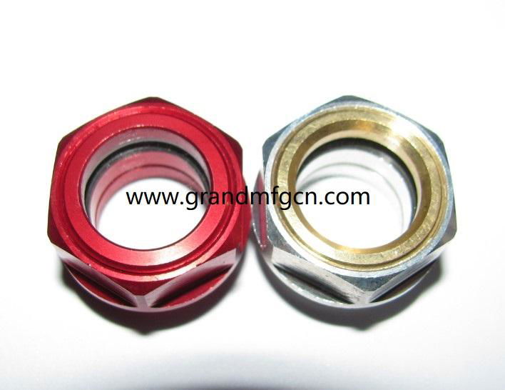 ALUMINUM OIL SIGHT GLASS