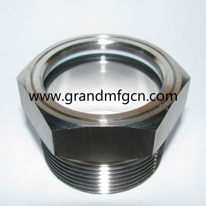 STAINLESS STEEL OIL SIGHT GLASS