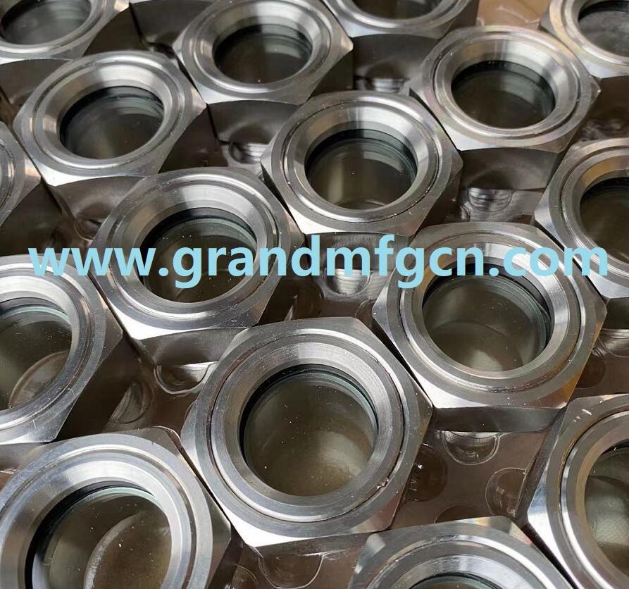 STAINLESS STEEL OIL SIGHT GLASS