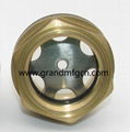 brass oil sight glass plug 3/4 inch