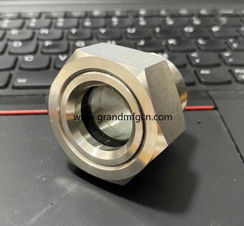 STAINLESS STEEL OIL SIGHT GLASS