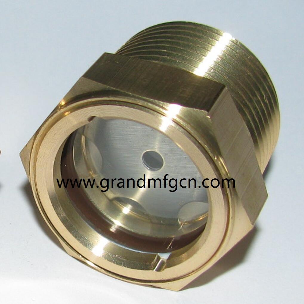 SPEED REDUCER BRASS OIL SIGHT GLASS