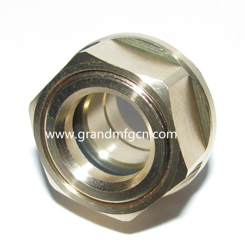 BRASS OIL SIGHT GLASS