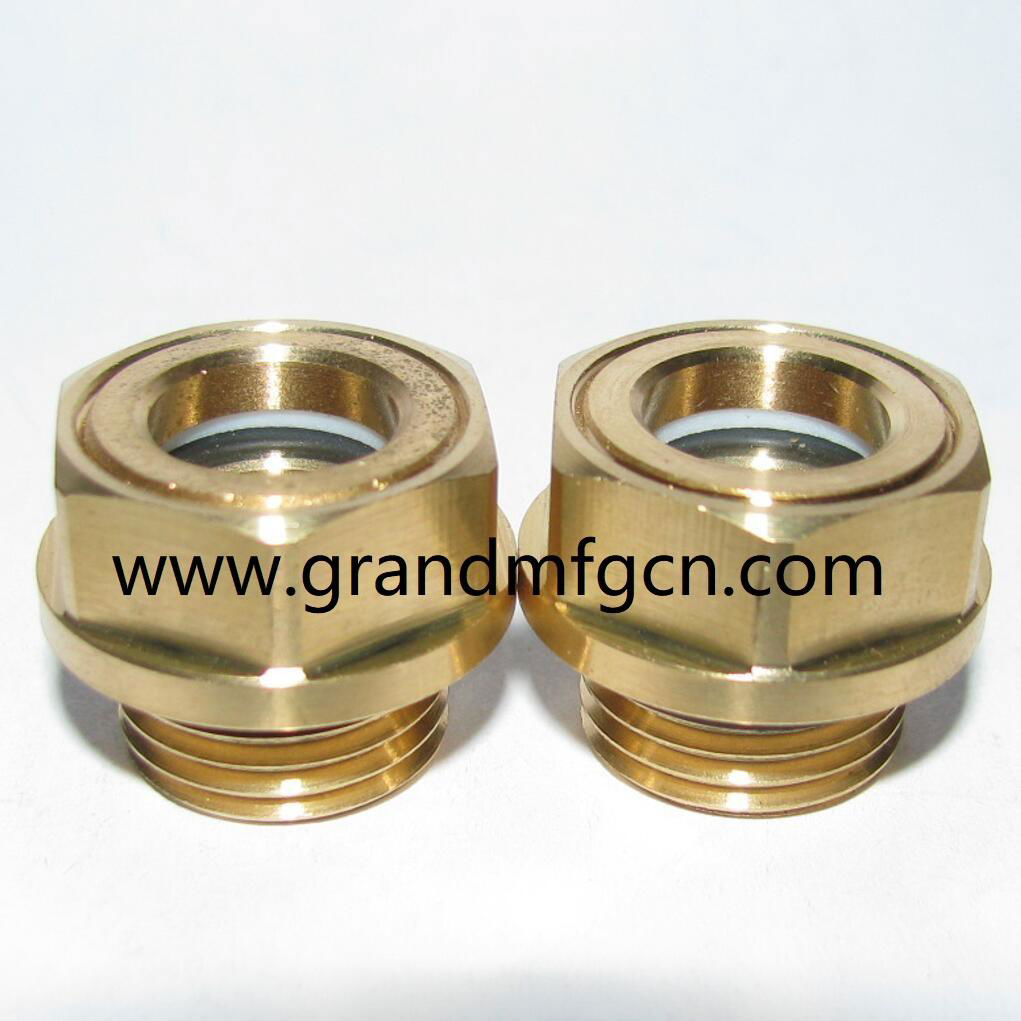 BRASS OIL SIGHT GLASS