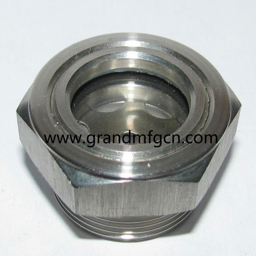 STAINLESS STEEL SS304 NPT OIL SIGHT GLASS