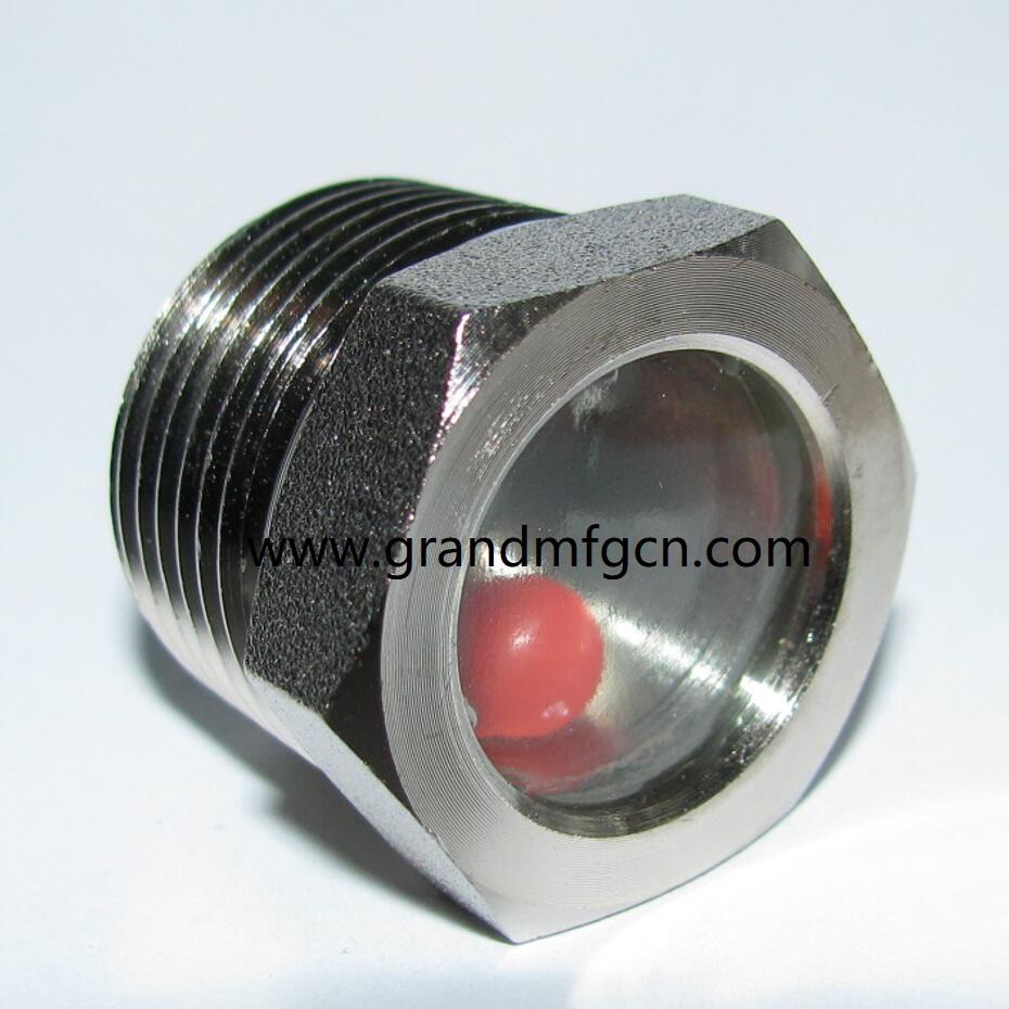 fused steel oil sight glass