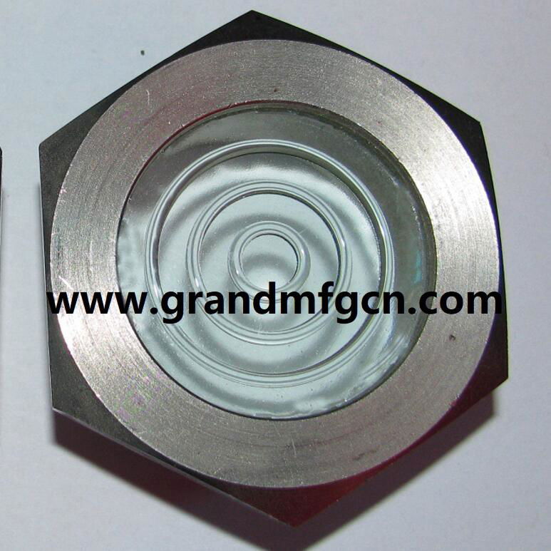 fused steel oil sight glass