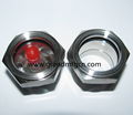 STAINLESS STEEL SS304 NPT OIL SIGHT GLASS