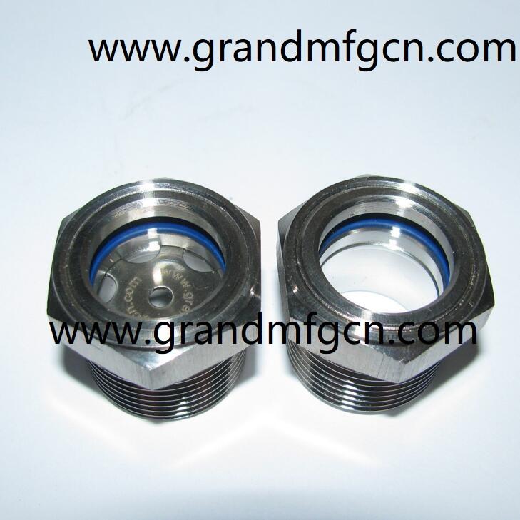 STAINLESS STEEL SS304 NPT OIL SIGHT GLASS