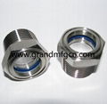 2'' 3“ NPT Stainless Steel 304 High Pressure Oil Level Sight glass 18