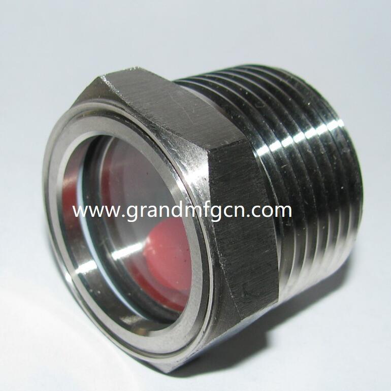 STAINLESS STEEL SS304 NPT OIL SIGHT GLASS