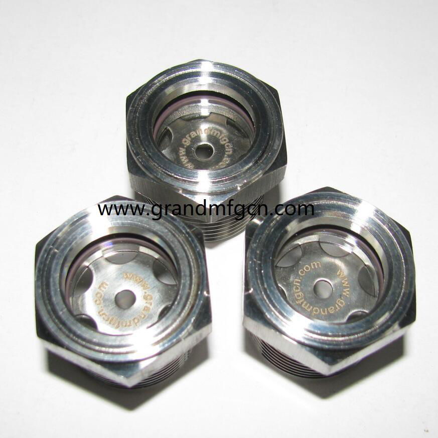 STAINLESS STEEL SS304 NPT OIL SIGHT GLASS