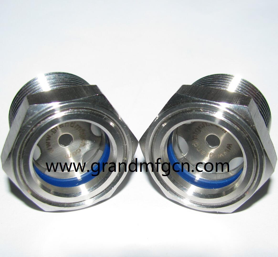 STAINLESS STEEL 1/2 OIL SIGHT GLASS