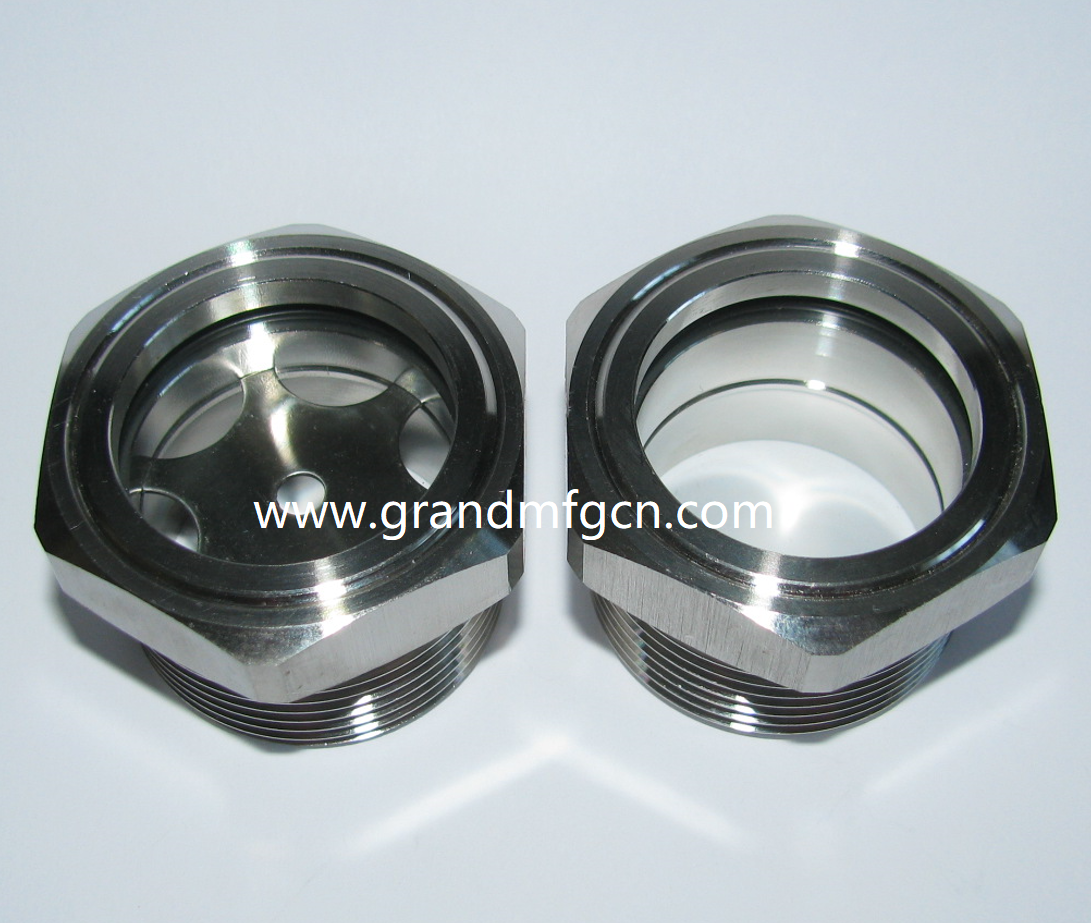 STAINLESS STEEL SS304 NPT OIL SIGHT GLASS