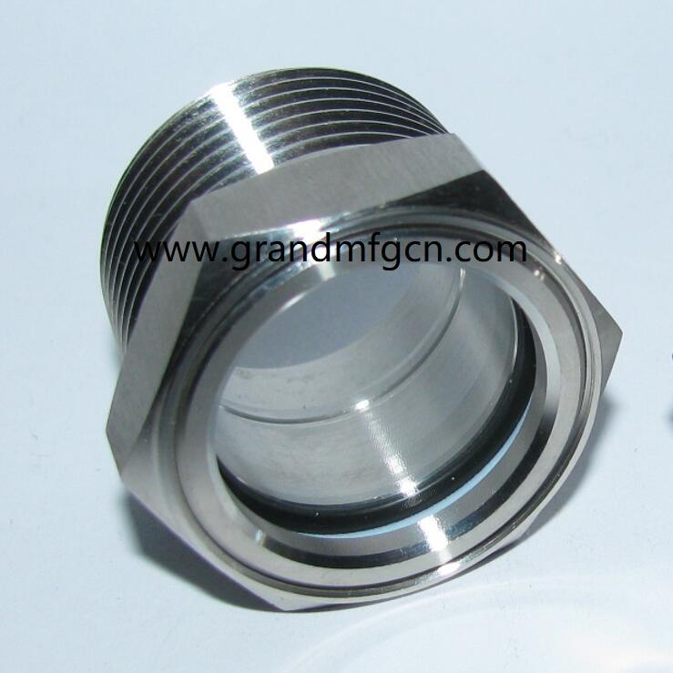 STAINLESS STEEL SS304 NPT OIL SIGHT GLASS