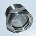 STAINLESS STEEL SS304 NPT OIL SIGHT GLASS