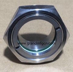 SAE Thread 1-5/16"-12UN stainless steel 304 sight glass for oil refining machine