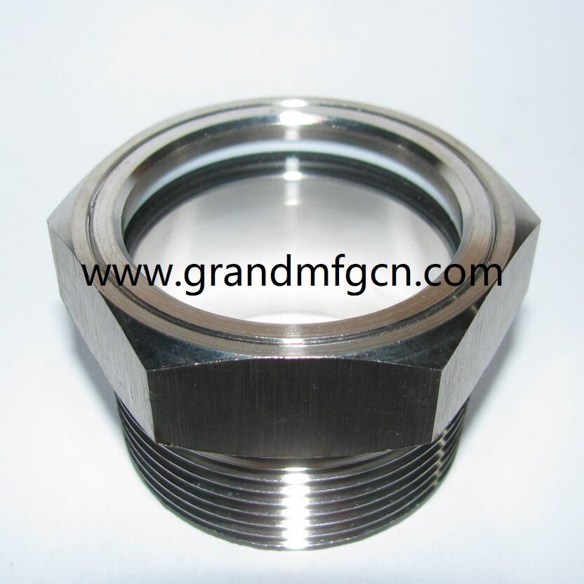 STAINLESS STEEL SS304 NPT OIL SIGHT GLASS