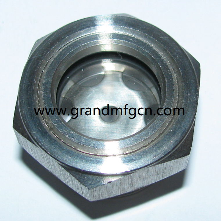 STAINLESS STEEL SS304 NPT OIL SIGHT GLASS