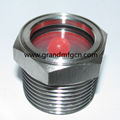 STAINLESS STEEL SS304 NPT OIL SIGHT GLASS