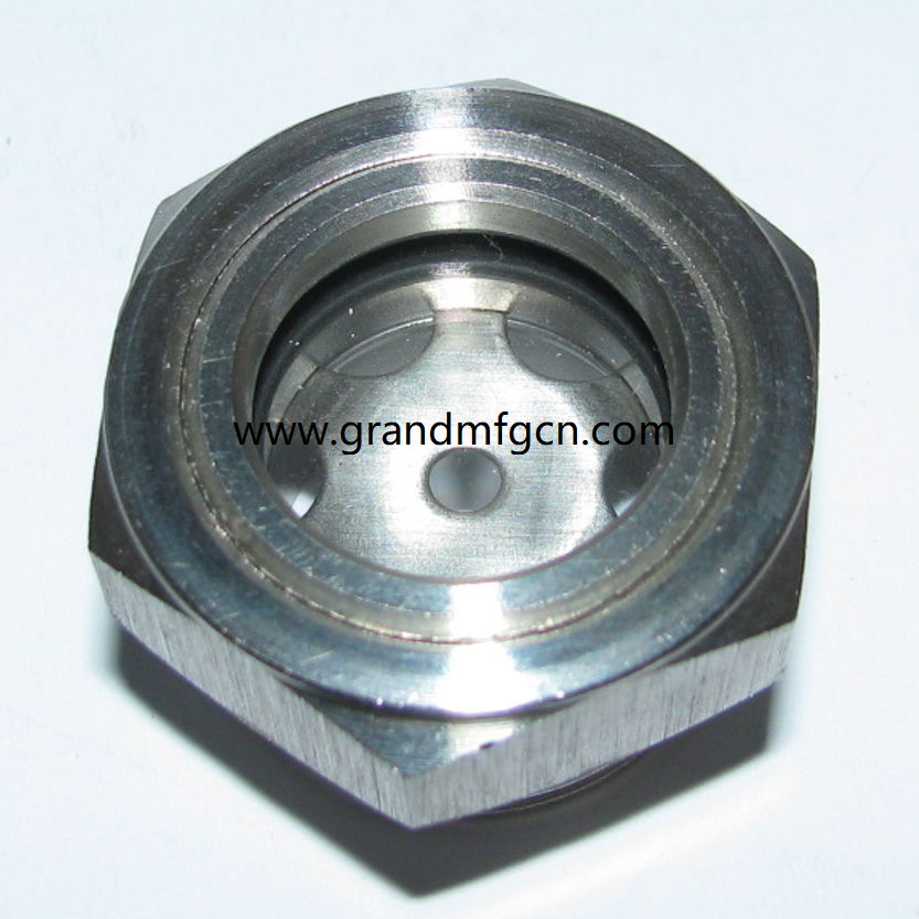 STAINLESS STEEL SS304 NPT OIL SIGHT GLASS