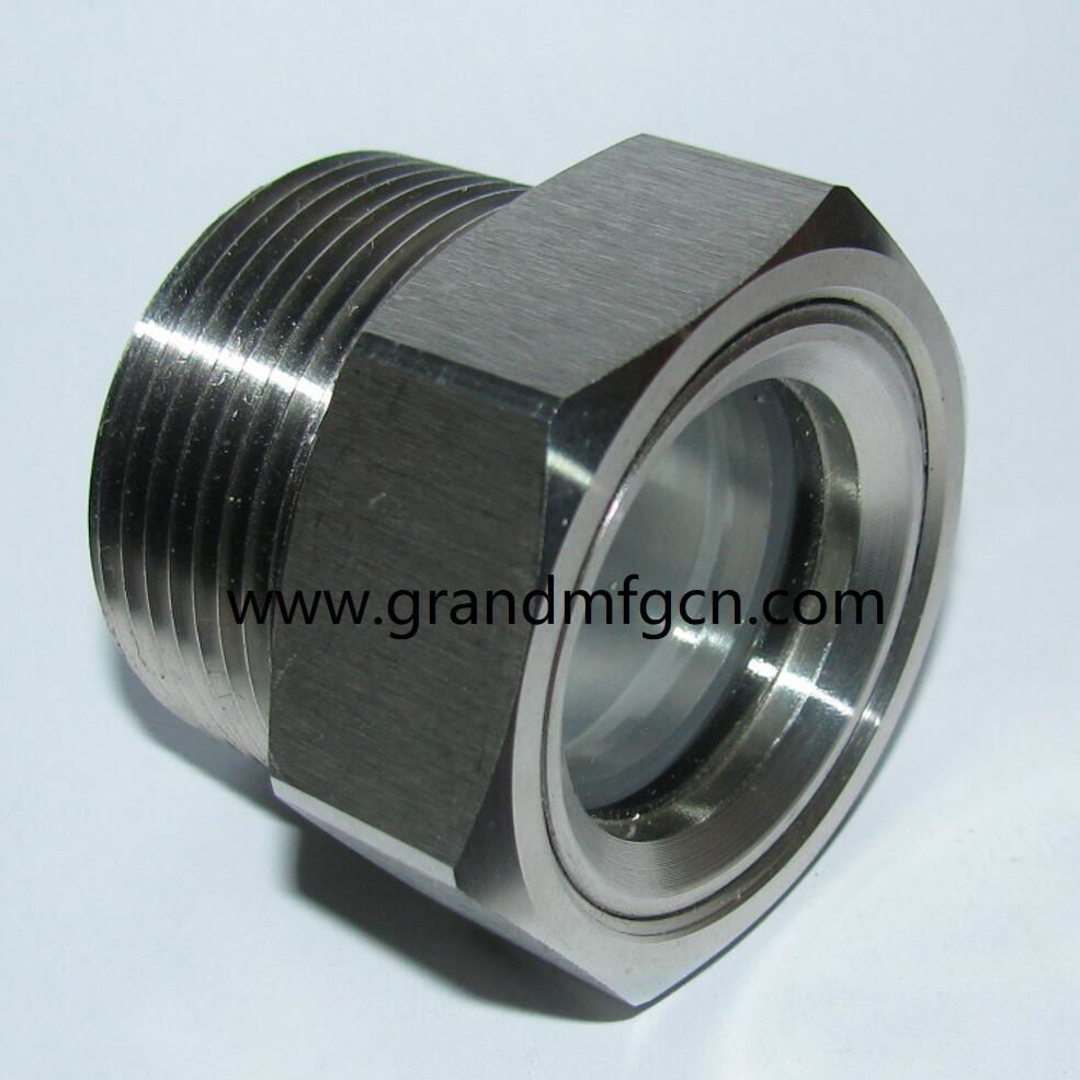 STAINLESS STEEL SS304 NPT OIL SIGHT GLASS