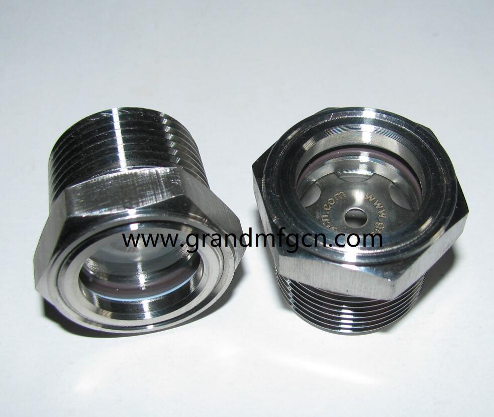 STAINLESS STEEL SS304 NPT OIL SIGHT GLASS