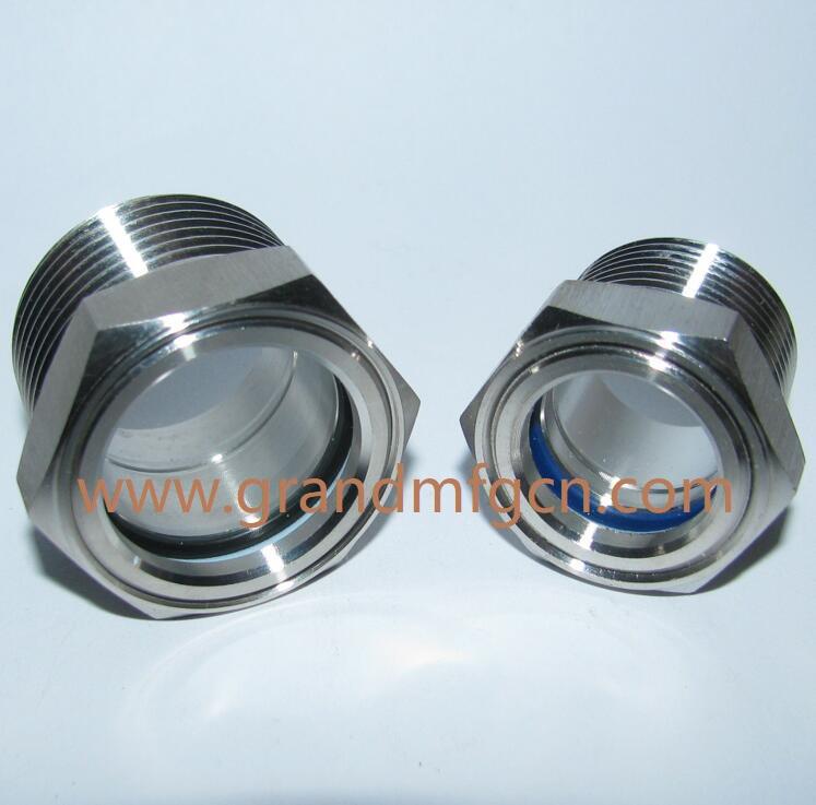 Fire pumy systerms waste cone 2 NPT SUS304 Bulleye Sight Glass for oil Resevoir 3