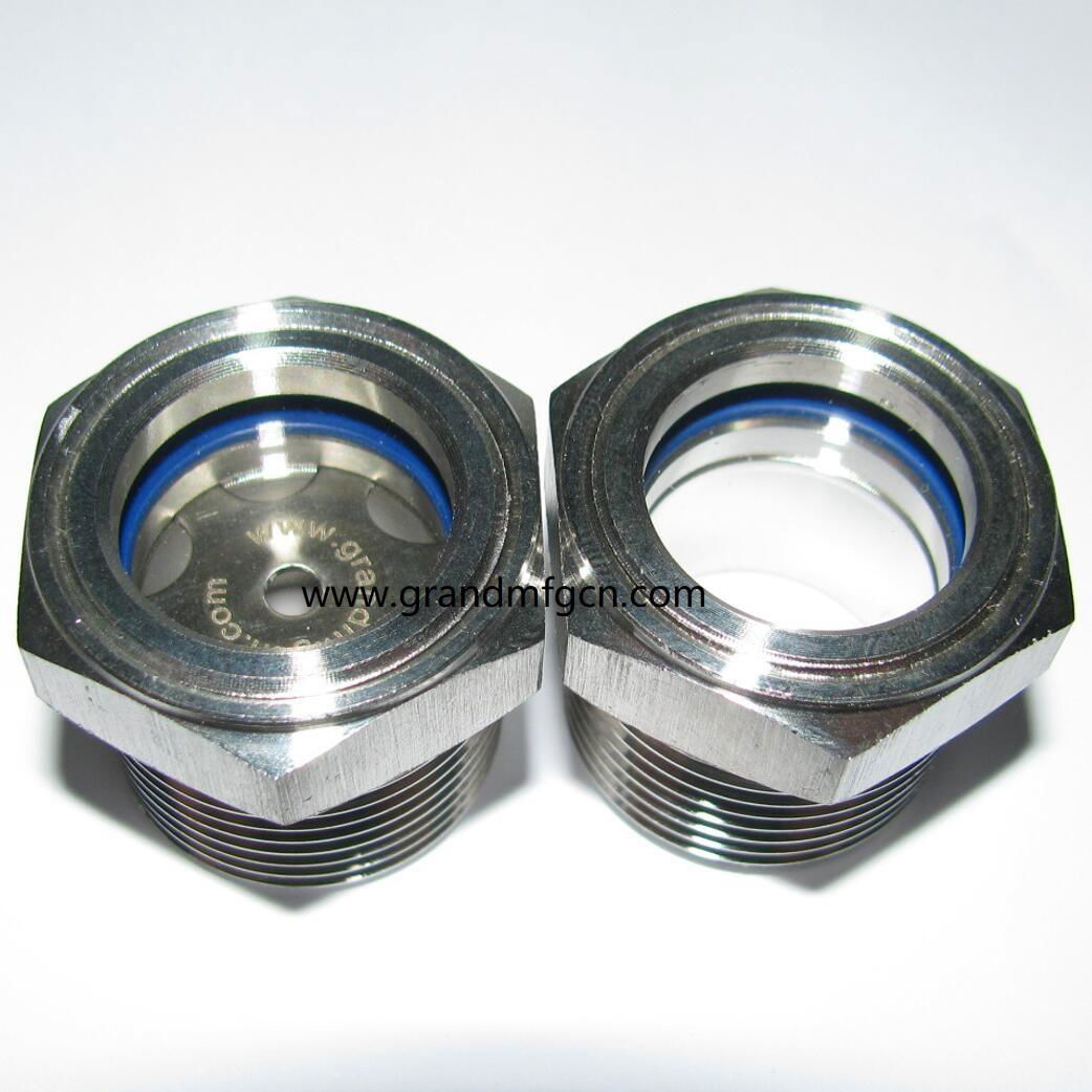 STAINLESS STEEL SS304 NPT OIL SIGHT GLASS