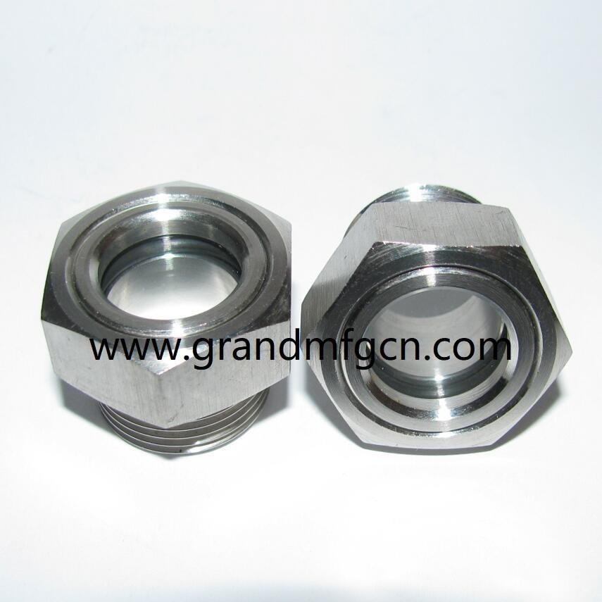 GEARBOX SS304 OIL SIGHT GLASS