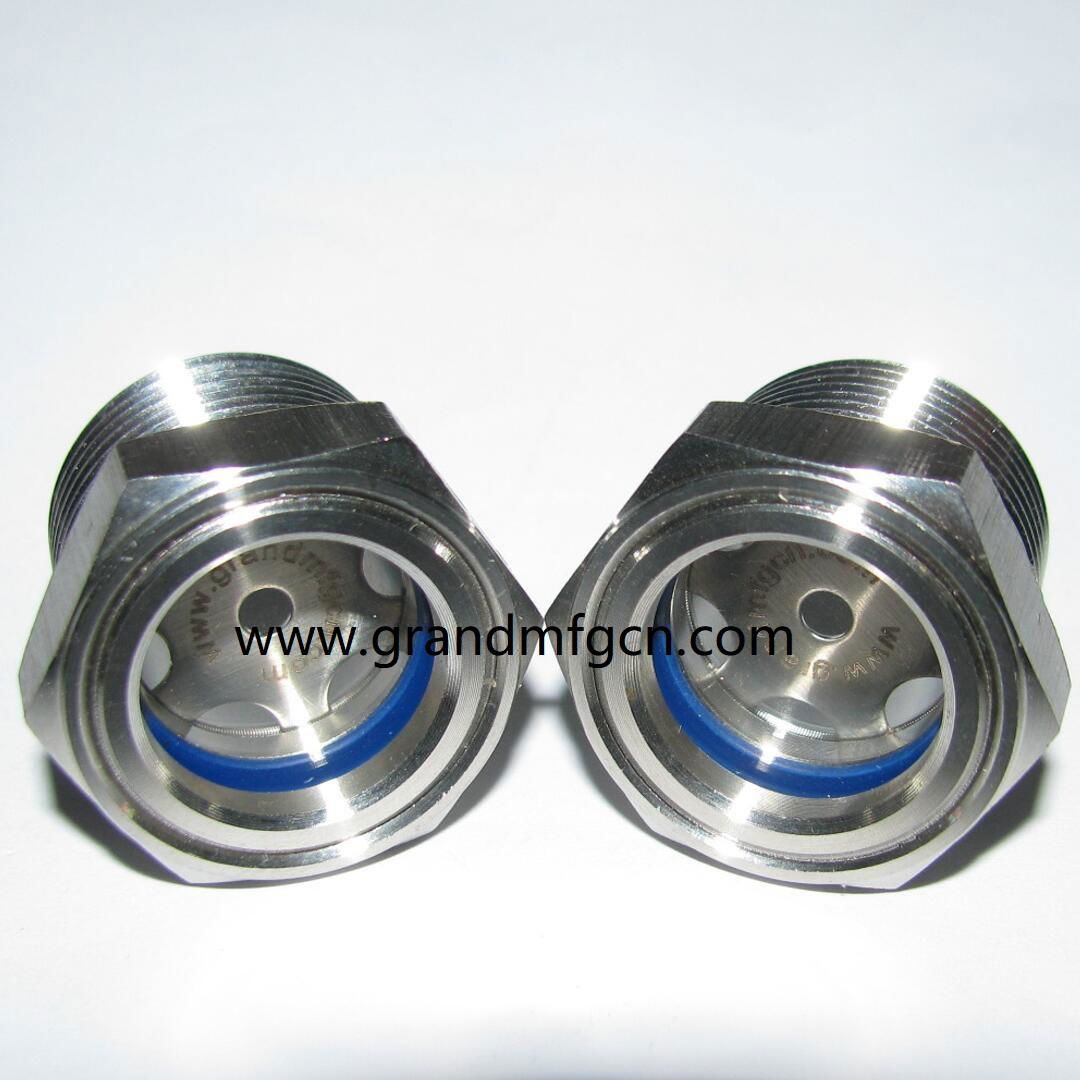 STAINLESS STEEL SS304 NPT OIL SIGHT GLASS