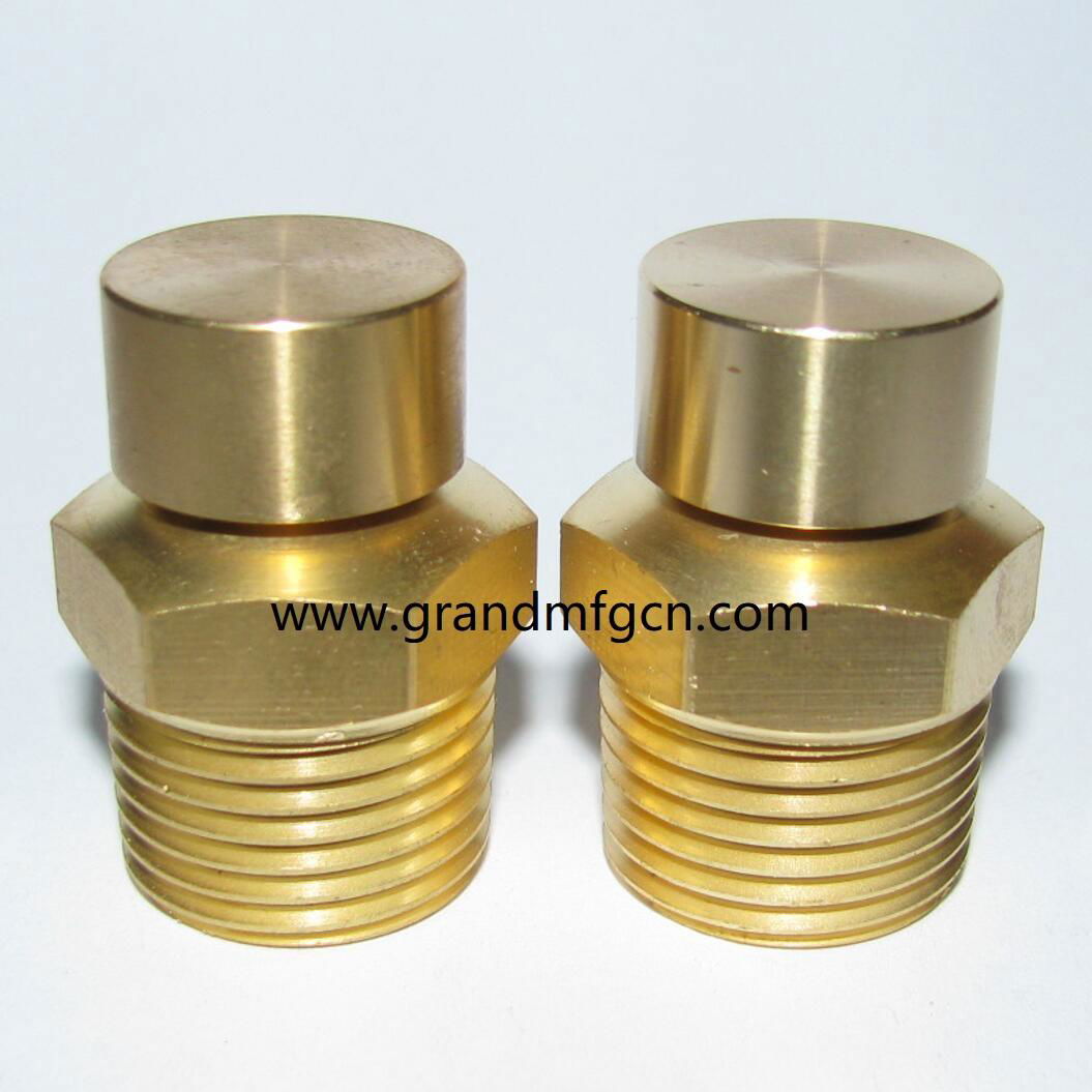 NPT 1/2" Threaded Hydraulic GrandMfg® Brass breather vents plugs