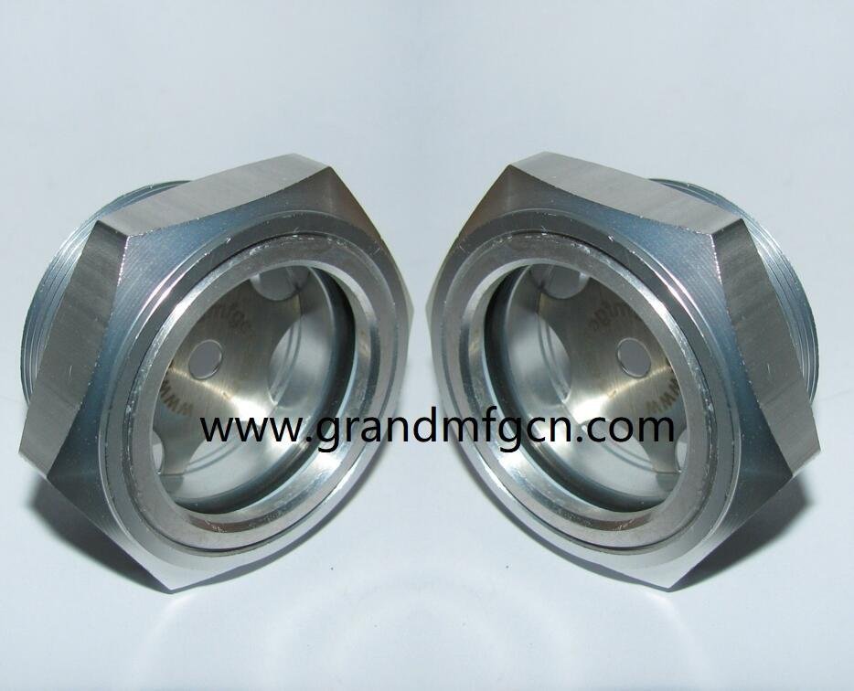 熱交換器散熱器挖掘機水箱油箱GrandMfg®鋁視鏡M42x1.5