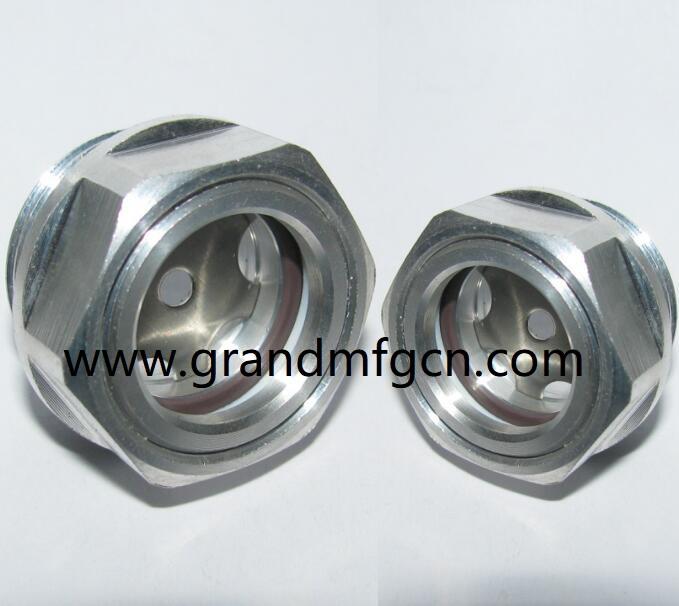 ALUMINUM OIL SIGHT GLASS