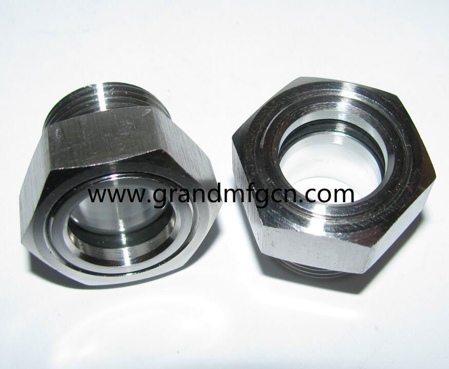 STAINLESS STEEL SS304 G thread OIL SIGHT GLASS
