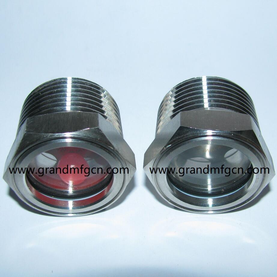 STAINLESS STEEL SS304 NPT OIL SIGHT GLASS