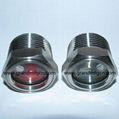 3/4 NPT 1/2 1/4 inch refrigerant receivers SS304 316 oil level sight glasses 11